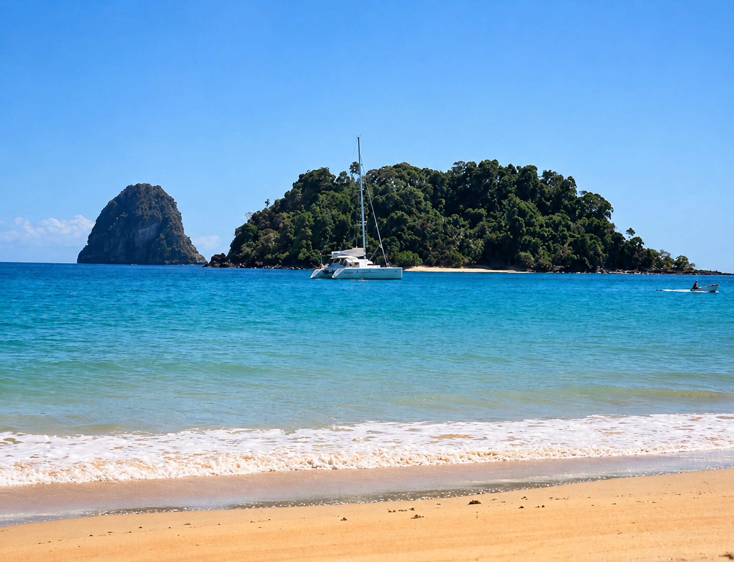 Catamaran Sweetest Taboo dans l’archipel de Nosy Be